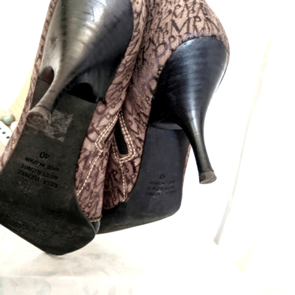 Get 50% off- PEDRO MIRALLES Size 9 Medium Vintage heeled Ankle Boots - Picture 8 of 16